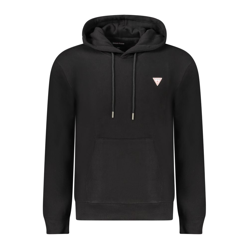 Black Cotton Men Sweater