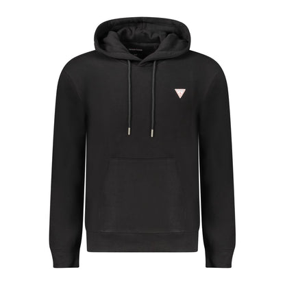 Black Cotton Men Sweater