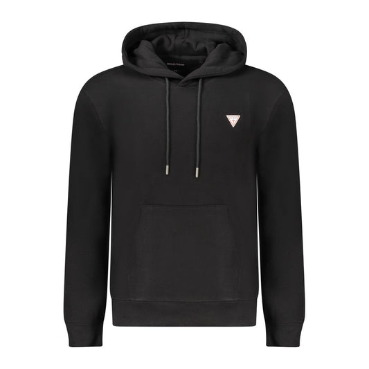 Black Cotton Men Sweater