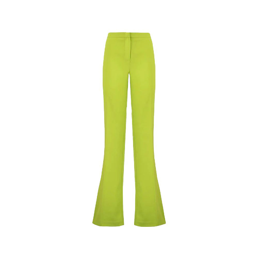 Green Polyester Jeans & Pant
