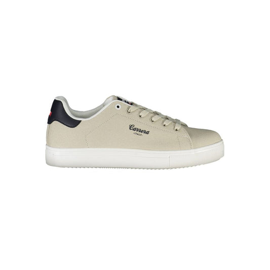 Beige Polyester Sneaker