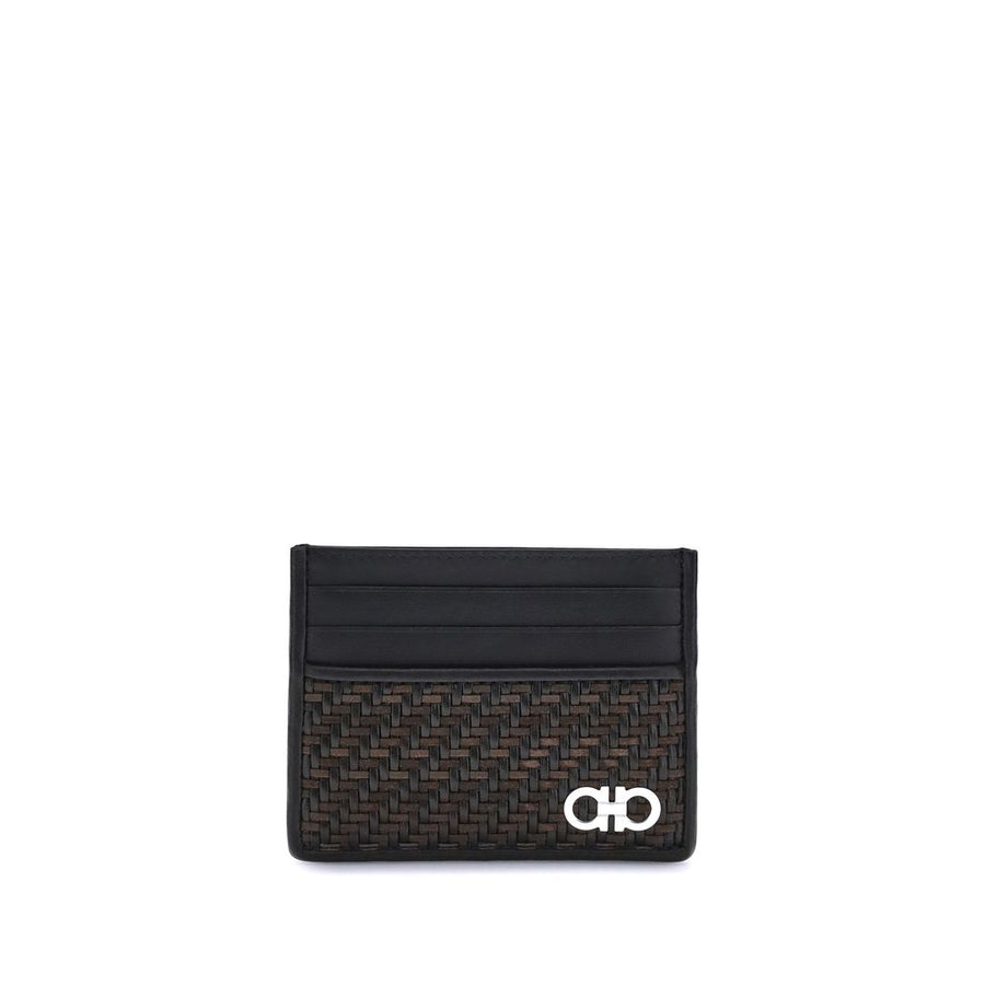Woven Gancini Card Holder