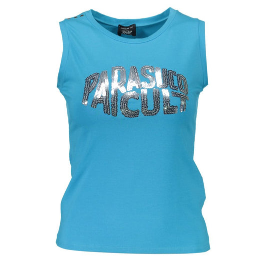 Blue Cotton Tops & T-Shirt