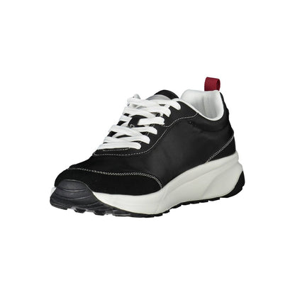 Black Polyester Sneaker