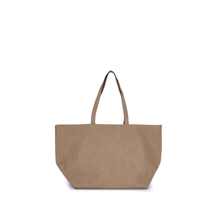 Beige Nylon Handbag
