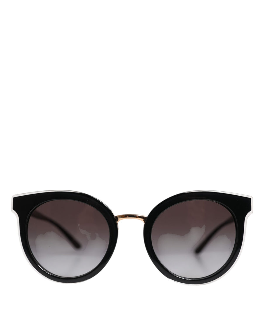 Black Transparent Trim Round DG4371-F Eyewear Sunglasses