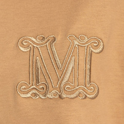 Mango logo-embroidered T-shirt