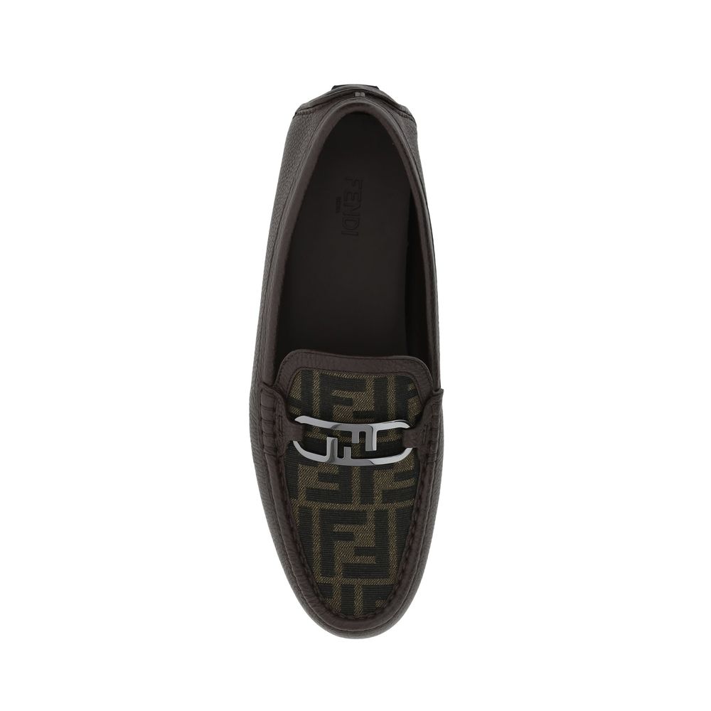 Leather Monogram Loafers
