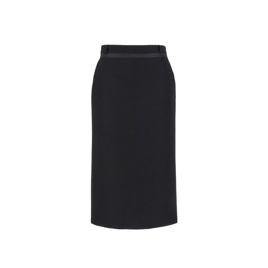 Virgin Wool Grain De Poud Skirt