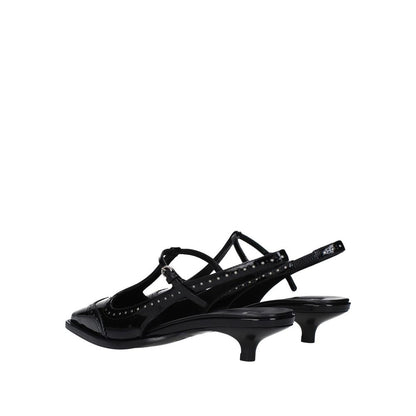Leather Slingback Pumps