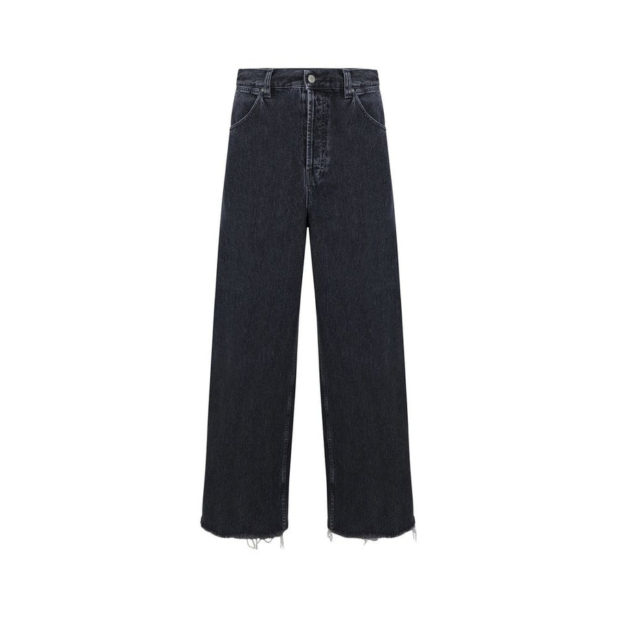 Wide-Leg Denim Jeans