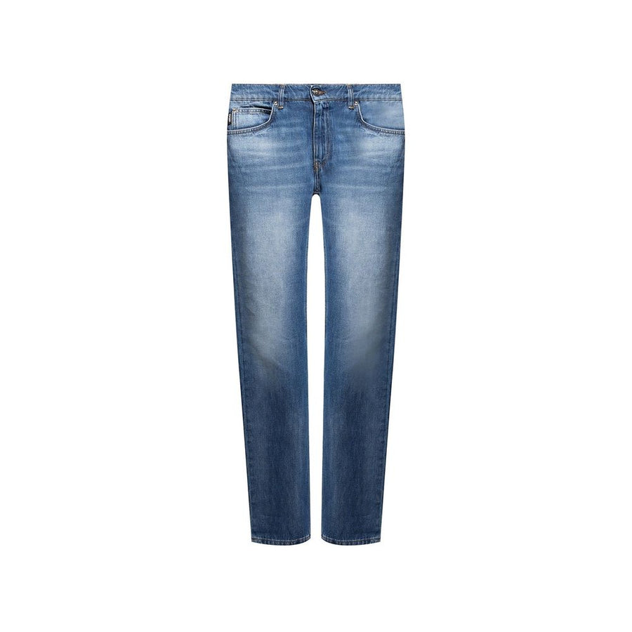 Cotton Logo Denim Jeans