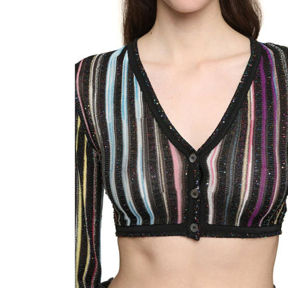 Jacquard Knit Cardigan