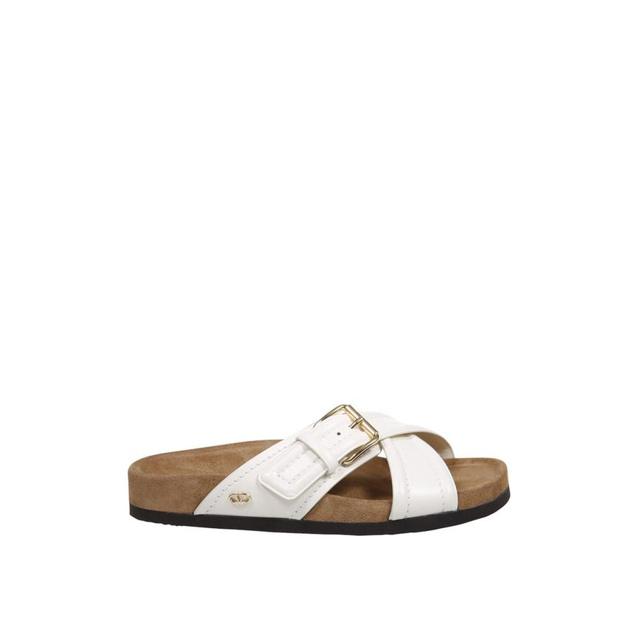 Leather Flat Sandals