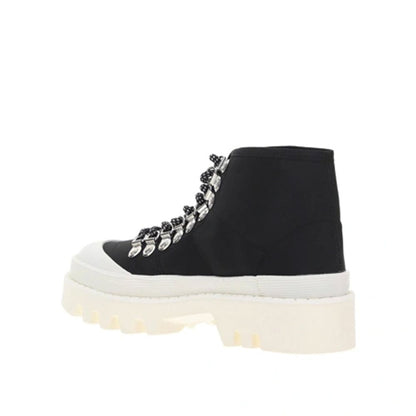 Chunky-Sole High-Top Sneakers
