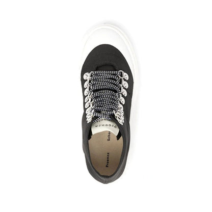 Chunky-Sole High-Top Sneakers
