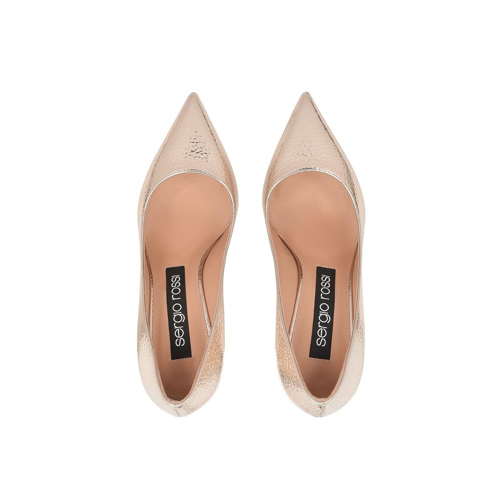 Godiva 090 Crack Mirror Leather Pumps