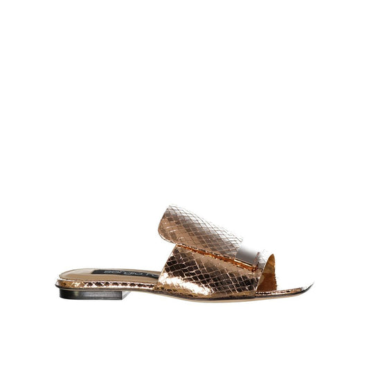Leather Flat Sandals