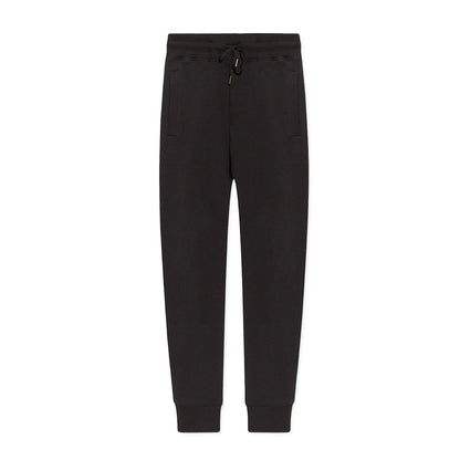 Black Cotton Joggers (Workout Pants)