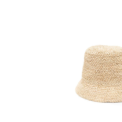 Beige Raffia Cap (Baseball Hat)