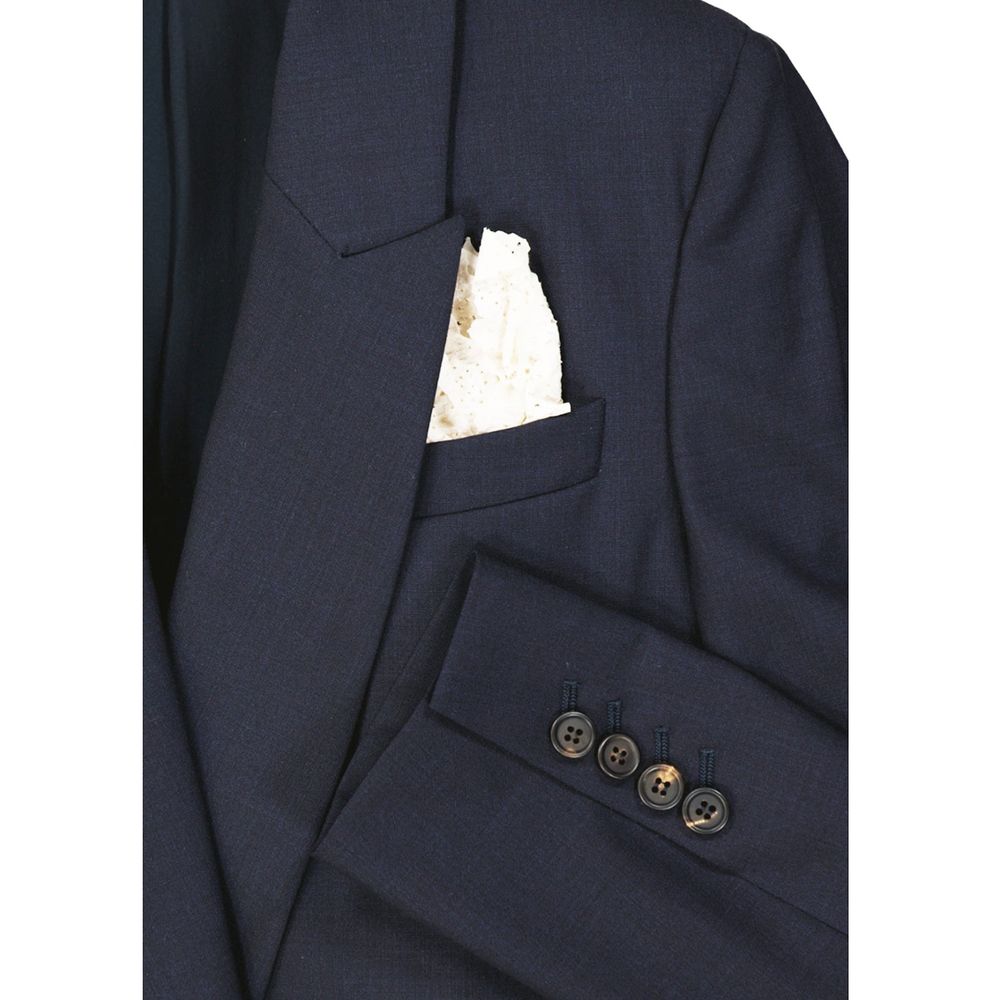 Blue Virgin Wool Blazer