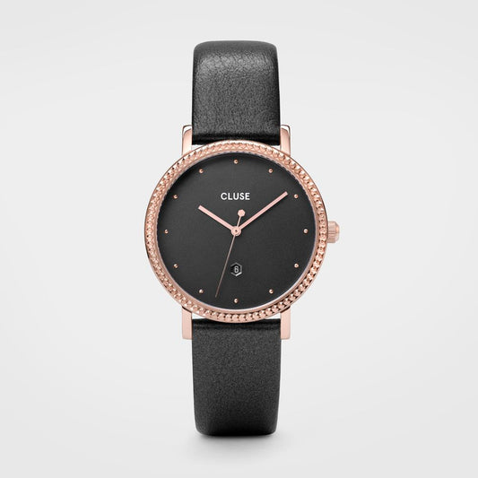 Gray Leather Watch