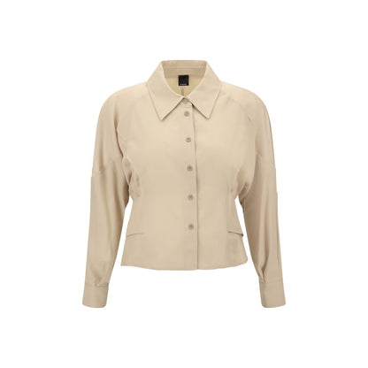 Belted habotai Shirt