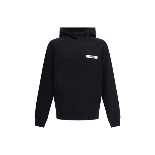 Black Cotton Sweatshirt