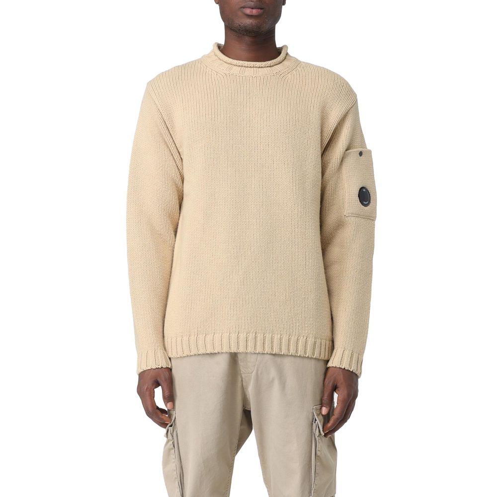 Beige Wool Sweater