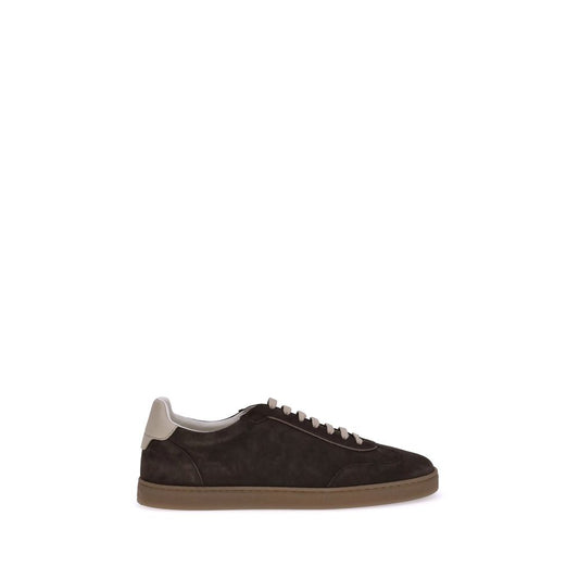 Black Calf Leather Bos Taurus Low Top Sneakers