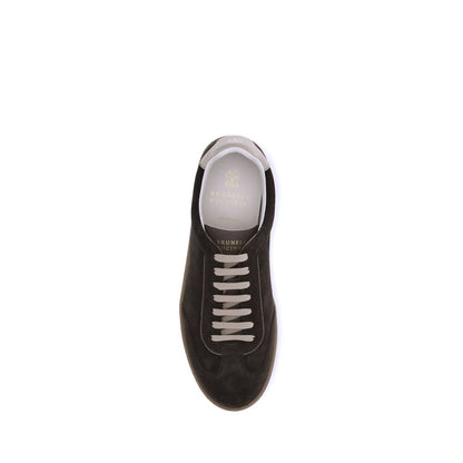 Black Calf Leather Bos Taurus Low Top Sneakers