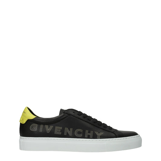 Black Leather Low Tops