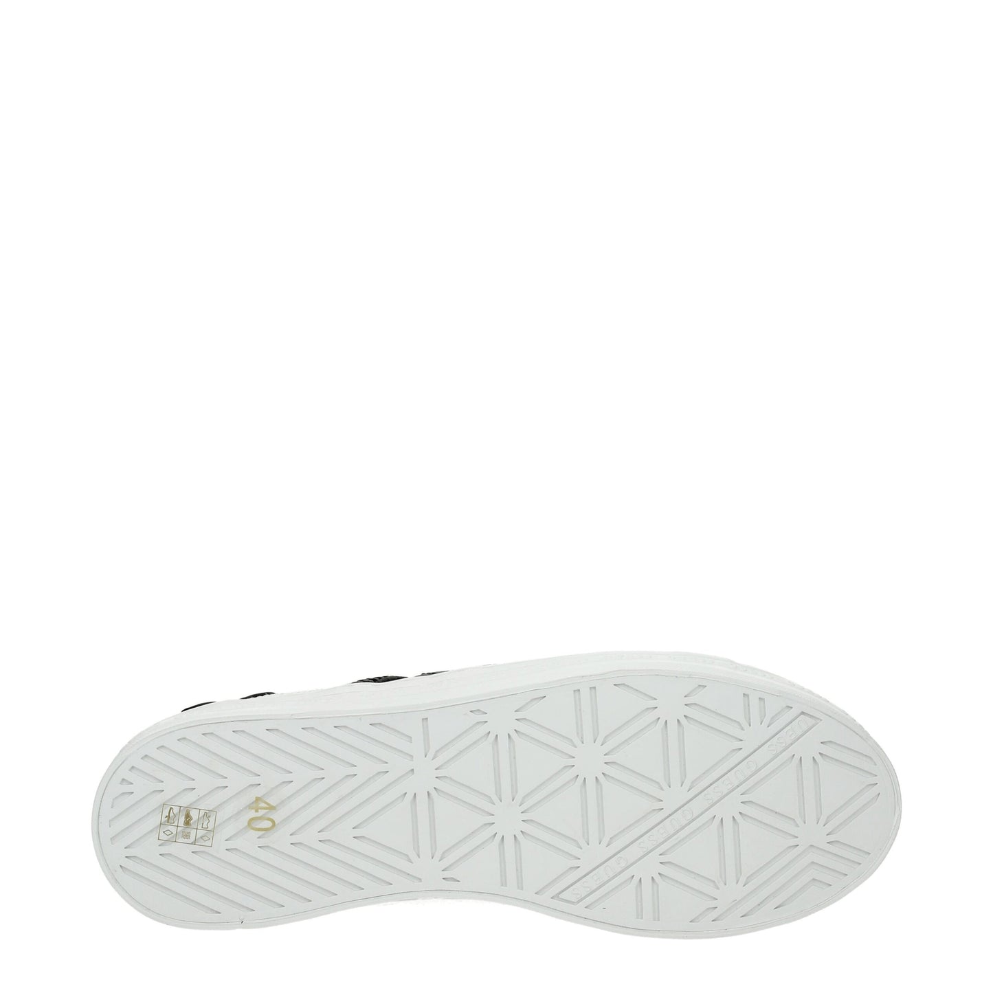 White Polyethylene Platform Sneakers