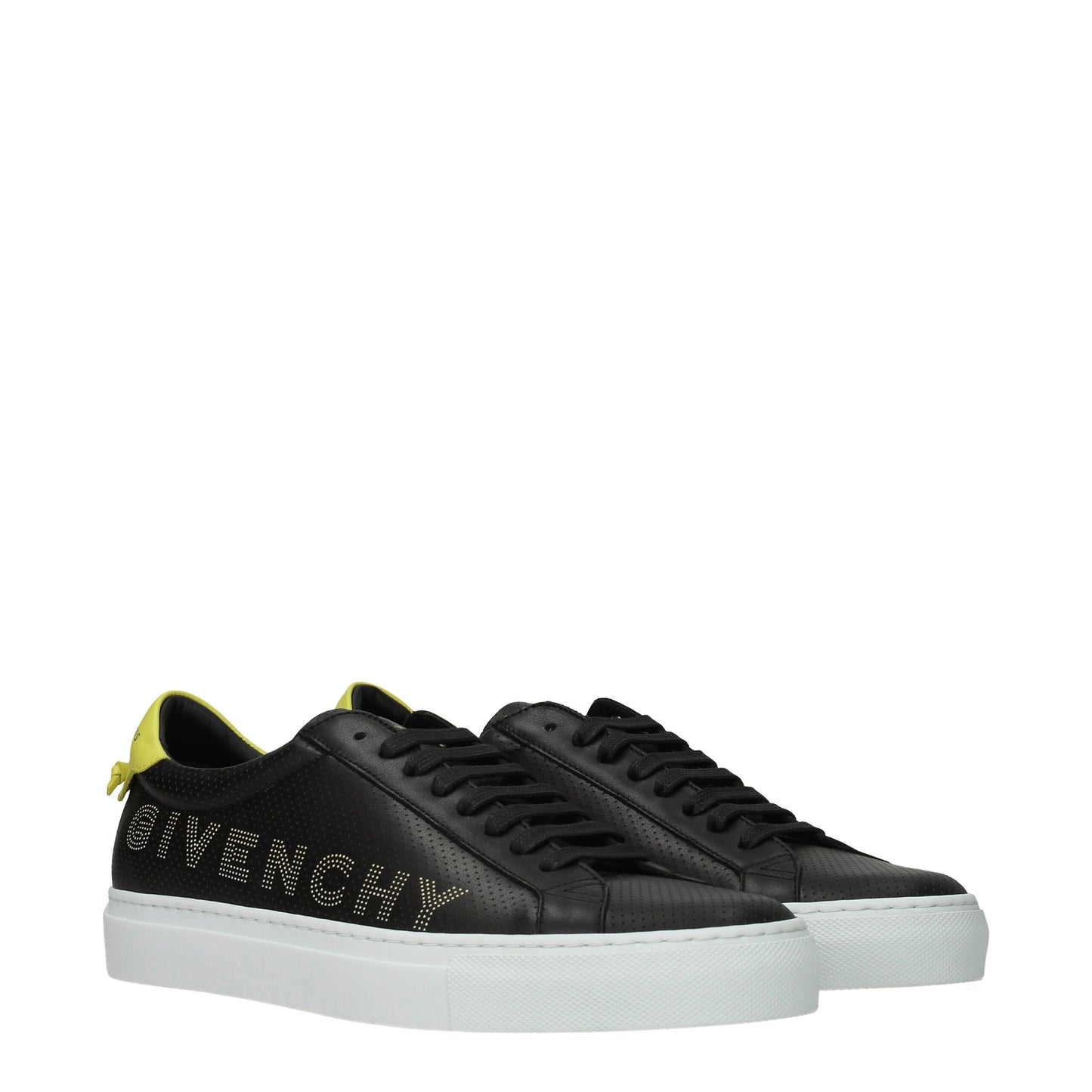 Black Leather Low Tops