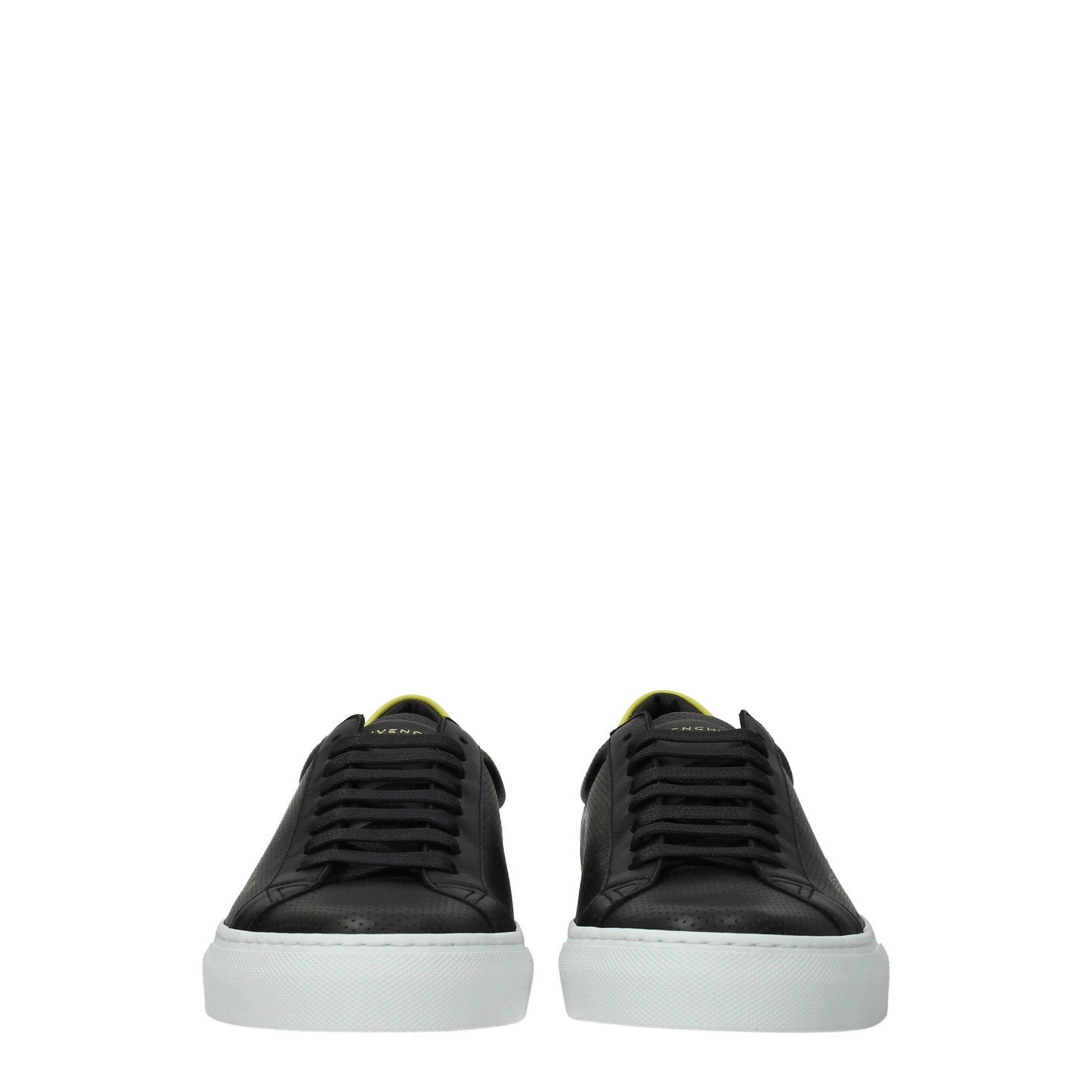 Black Leather Low Tops