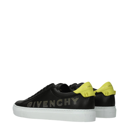 Black Leather Low Tops