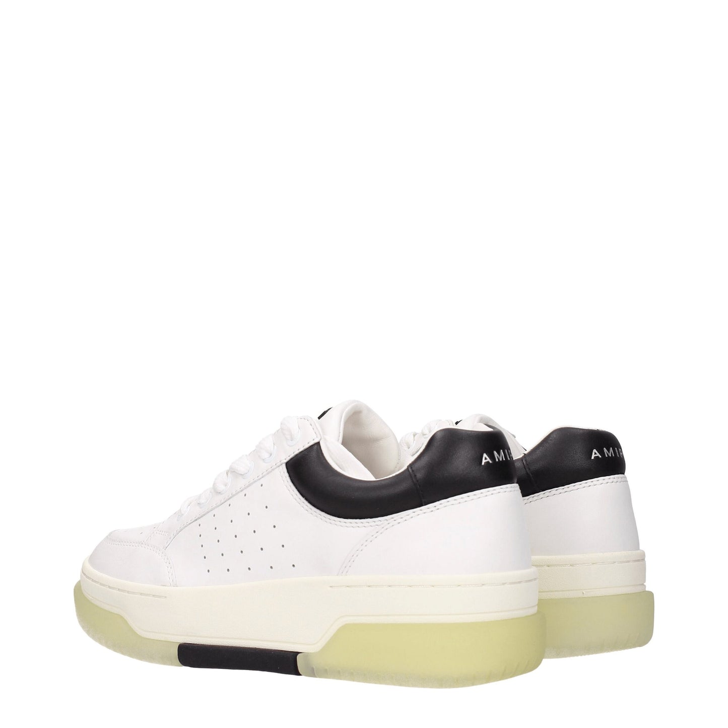 White Leather Low Tops