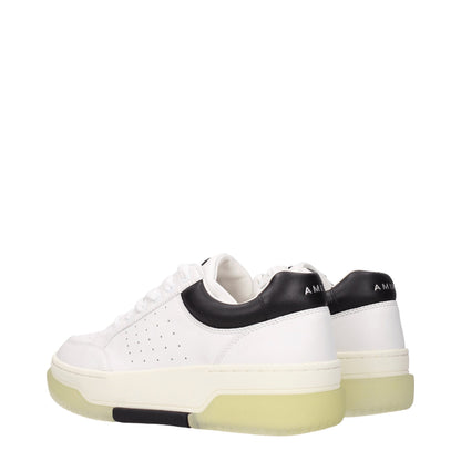 White Leather Low Tops