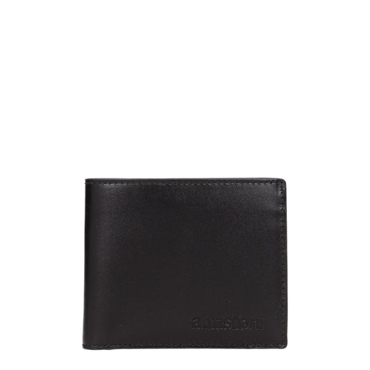 Black Leather Wallets