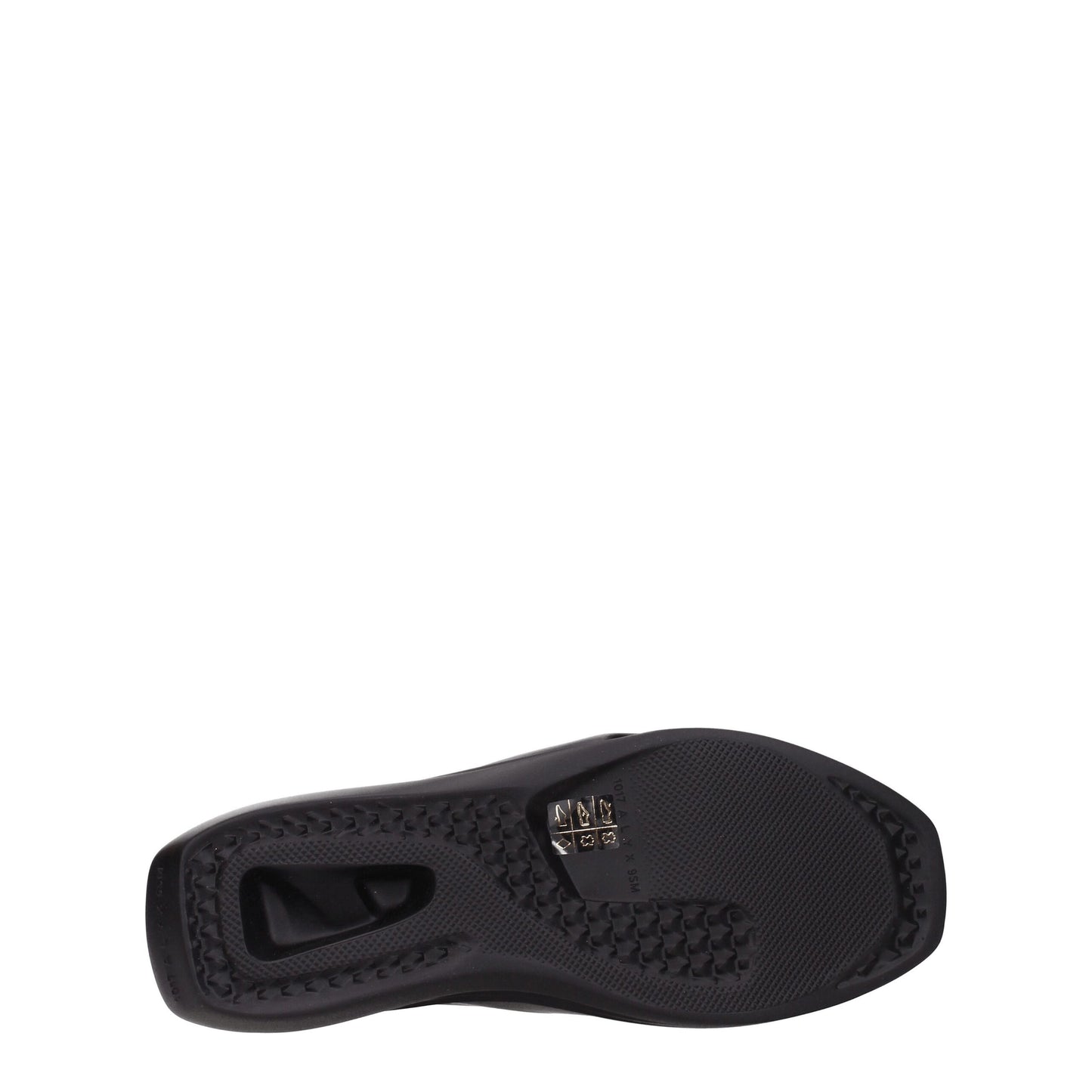 Black Leather Slippers Sandals