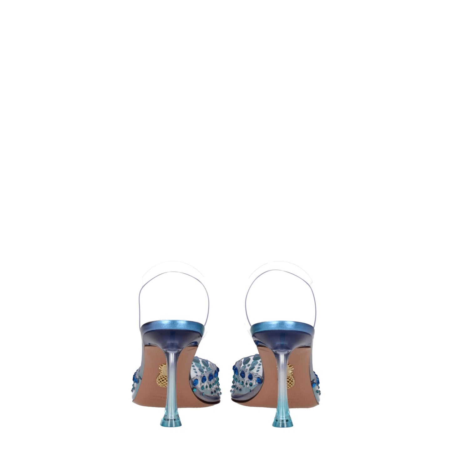 Transparent Pvc Stiletto Heels Sandals