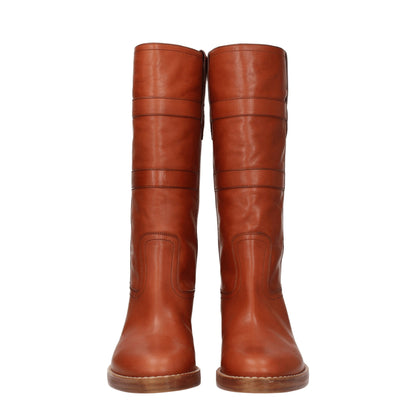 Brown Leather Boots