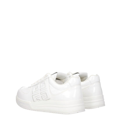 White Leather Low Tops