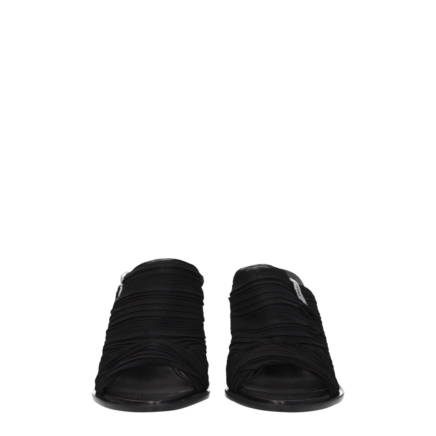 Black Fabric Platforms