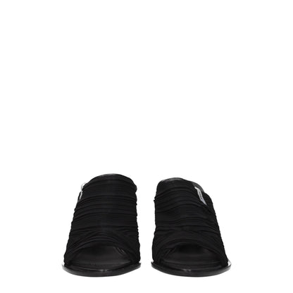 Black Fabric Platforms
