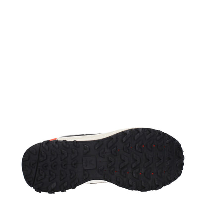 Gray Fabric Athletic Sneakers