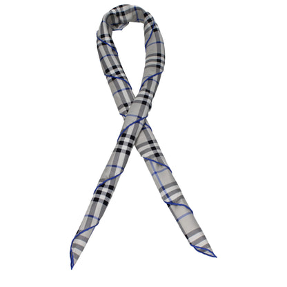 Gray Silk Foulards