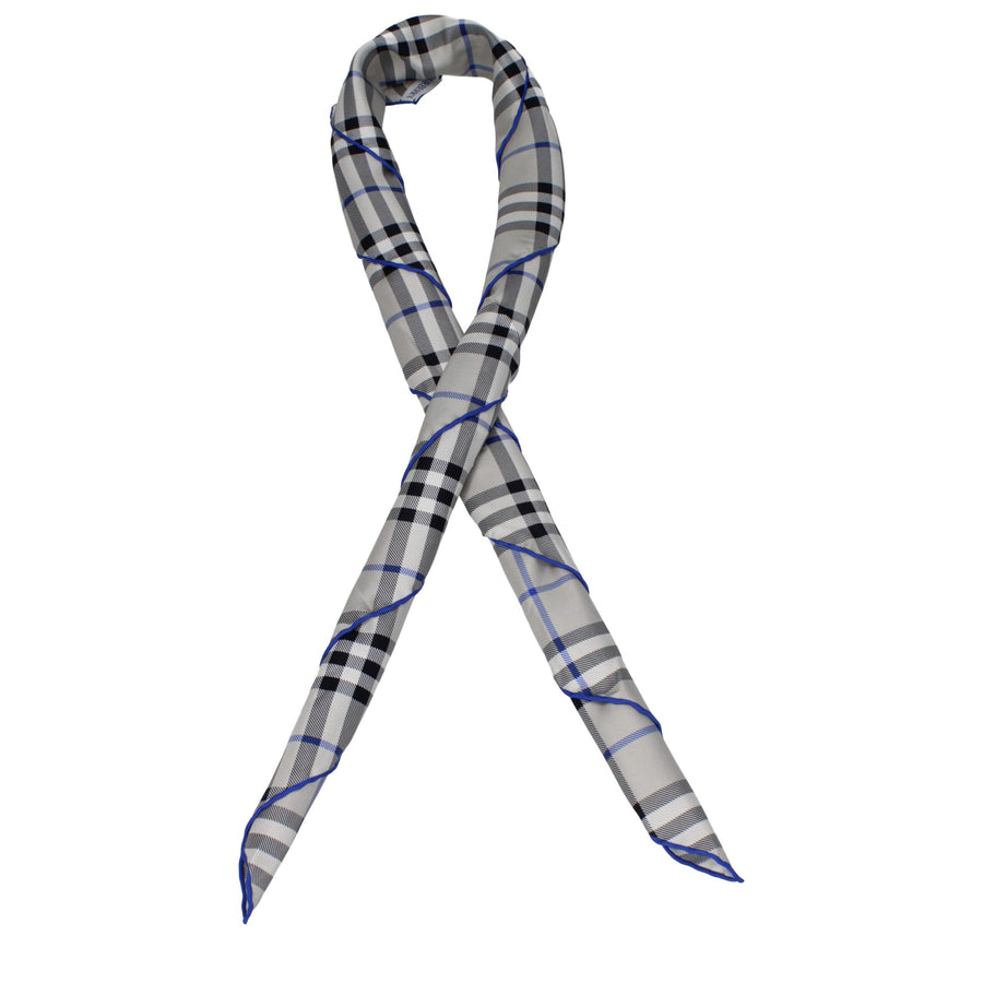 Gray Silk Foulards