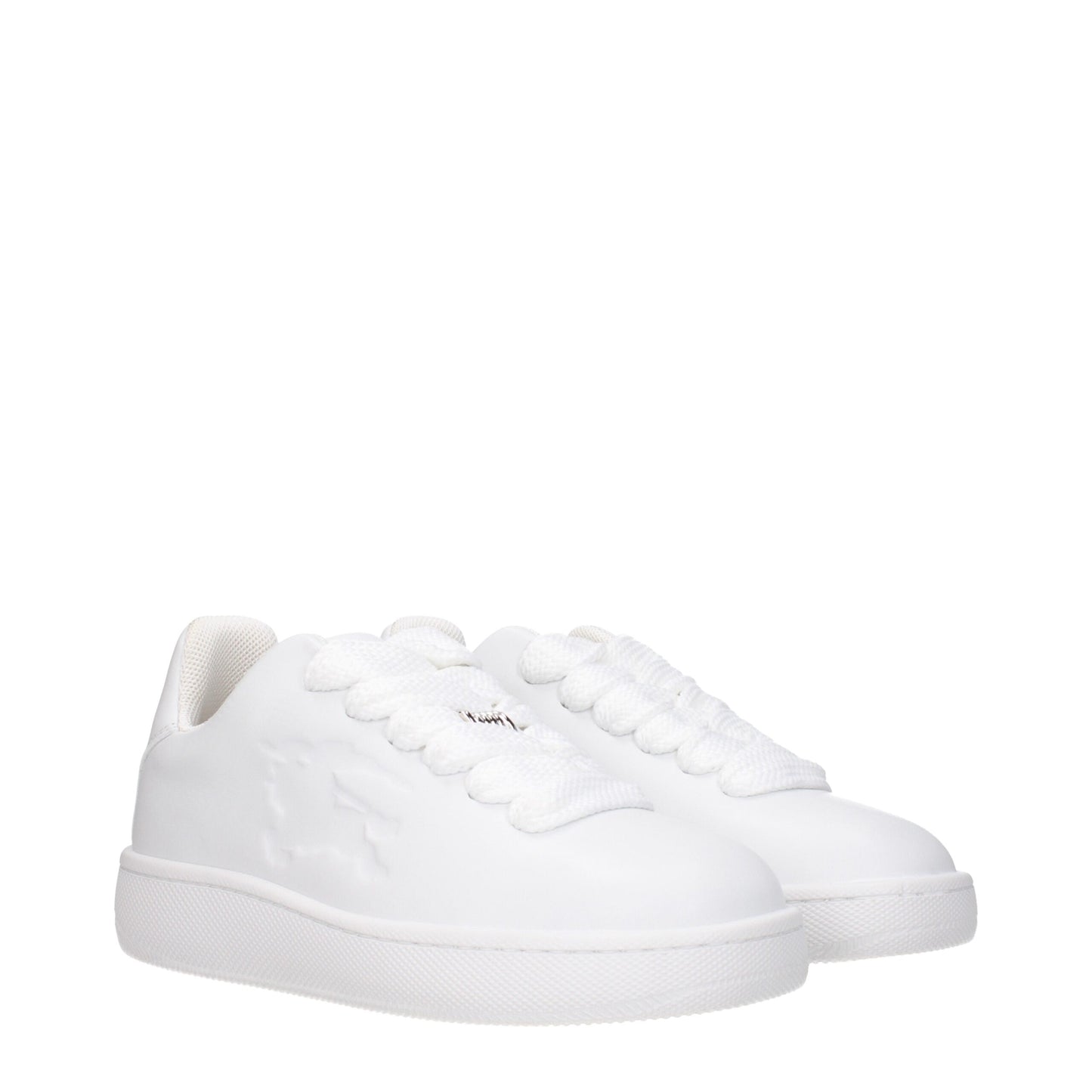 White Leather Low Tops