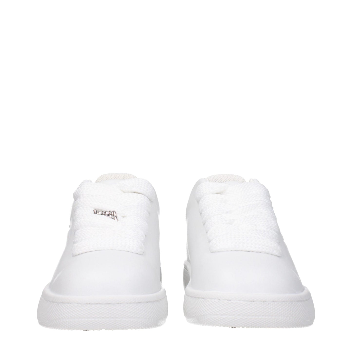 White Leather Low Tops